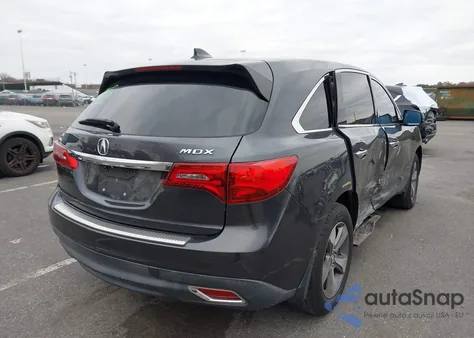 2014 Acura Mdx from USA, damaged, VIN 5FRYD3H21EB010851